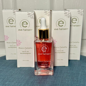 Eve Hansen Rose & Camellia Facial Oil Set - 5 New Sealed Bottles Nourishing new